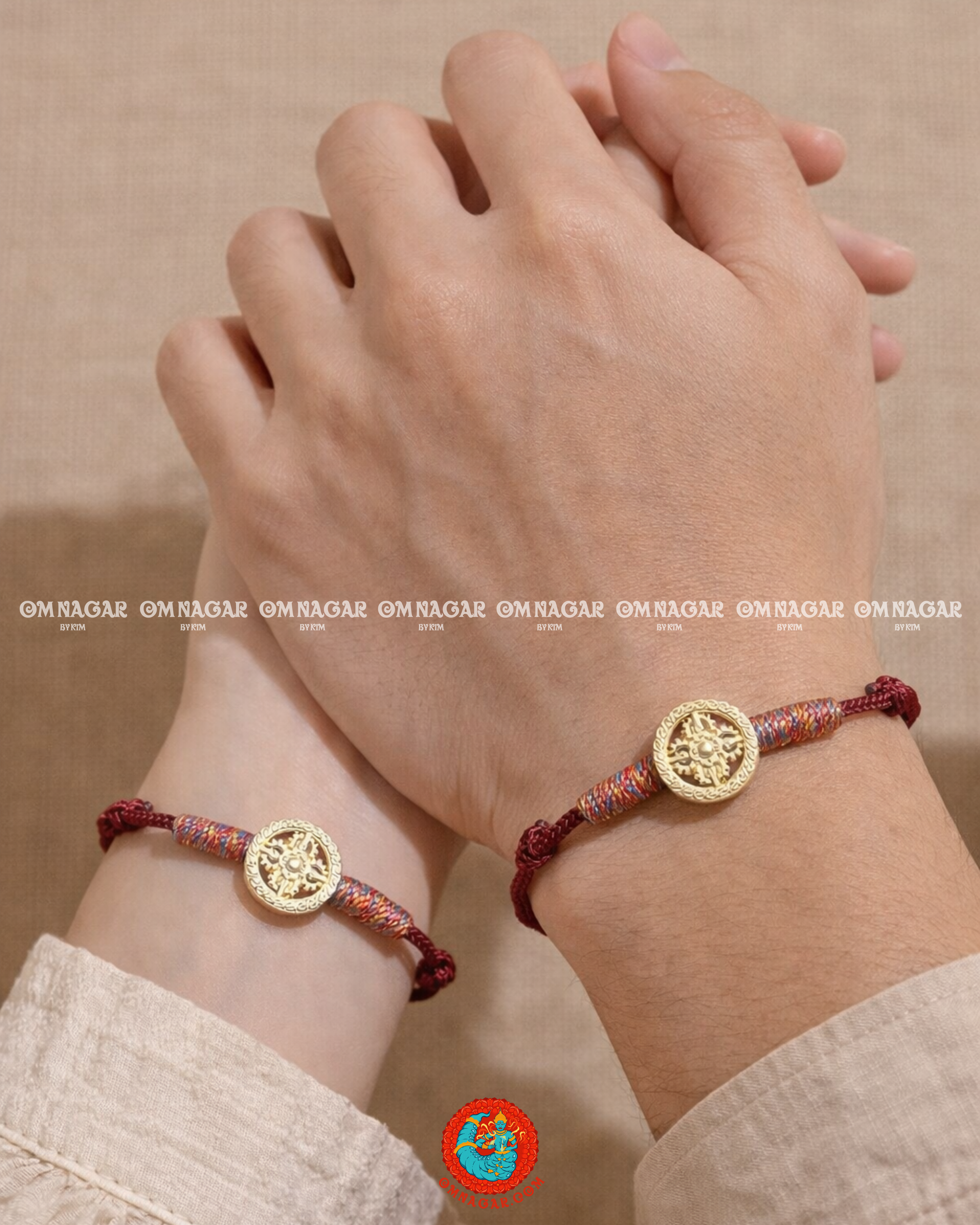 Chỉ Đỏ Pháp Luân - Bạc mạ vàng 14k (2026)