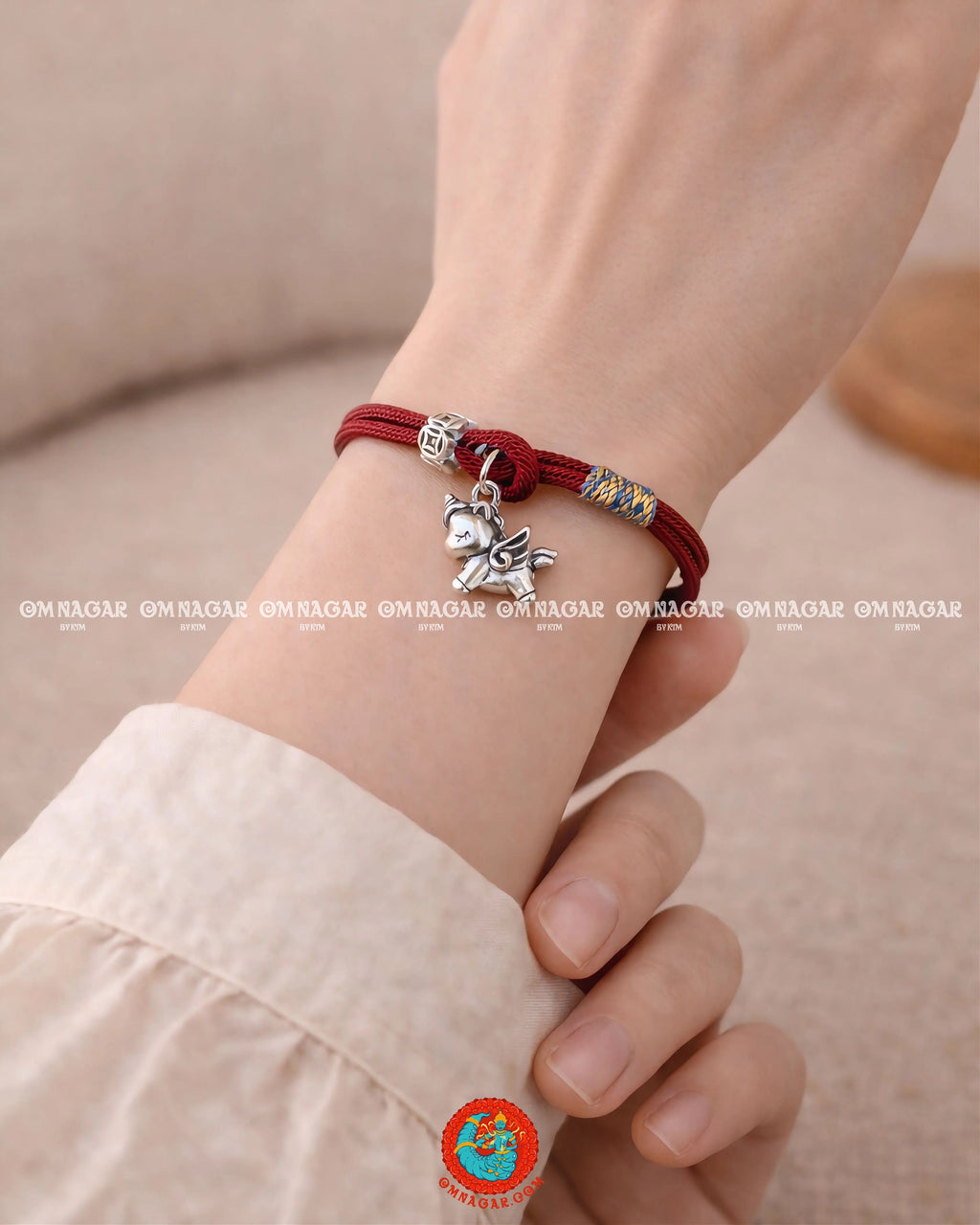 Chỉ Đỏ Kỳ Lân Thiên Mã - Bạc 999 (2026)