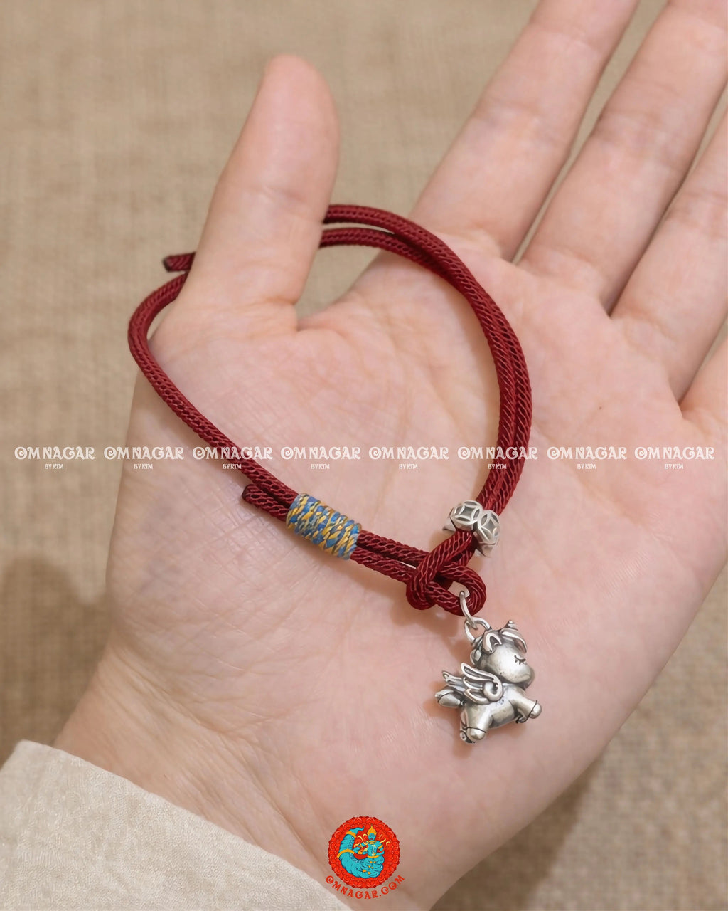 Chỉ Đỏ Kỳ Lân Thiên Mã - Bạc 999 (2026)