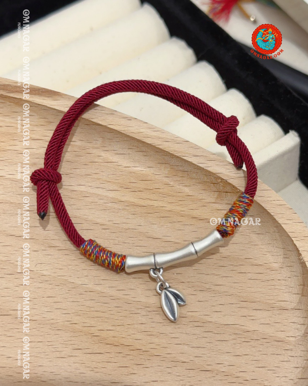 Chỉ Đỏ Thanh Trúc Bạc 999 – Sung Túc Bình An