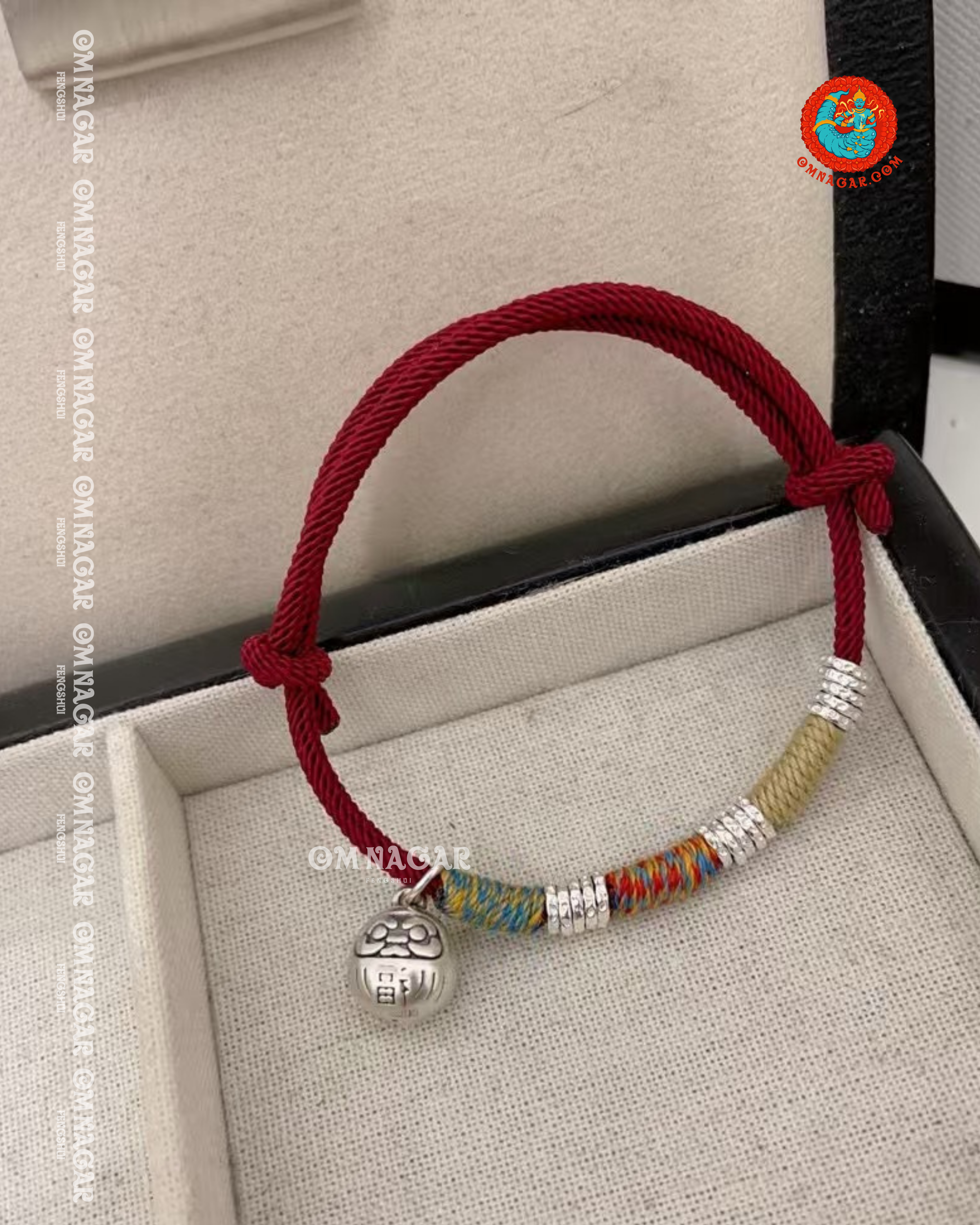 Chỉ Đỏ Daruma Chiêu Phúc Bạc 999 – Bình An & Tài Lộc