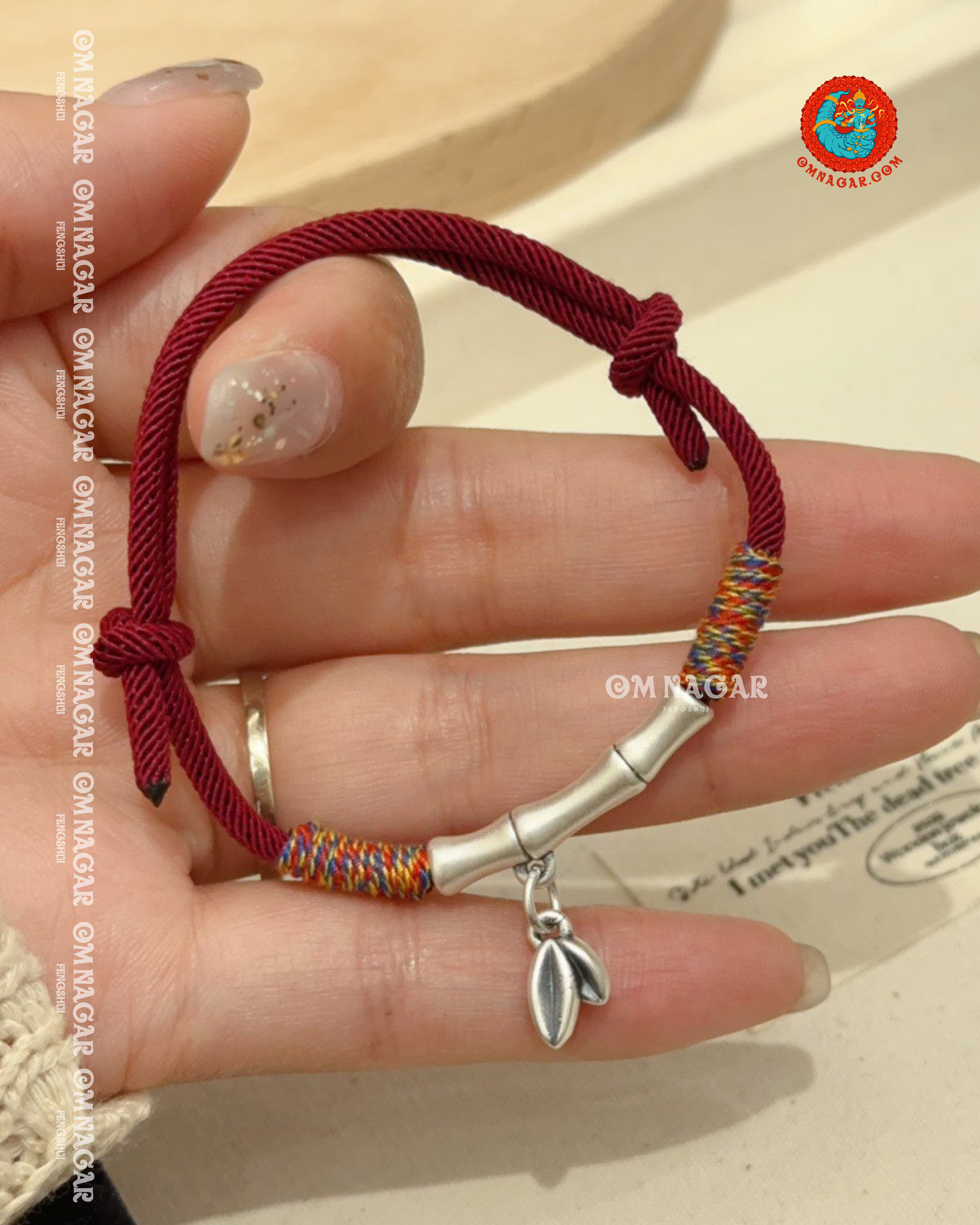 Chỉ Đỏ Thanh Trúc Bạc 999 – Sung Túc Bình An