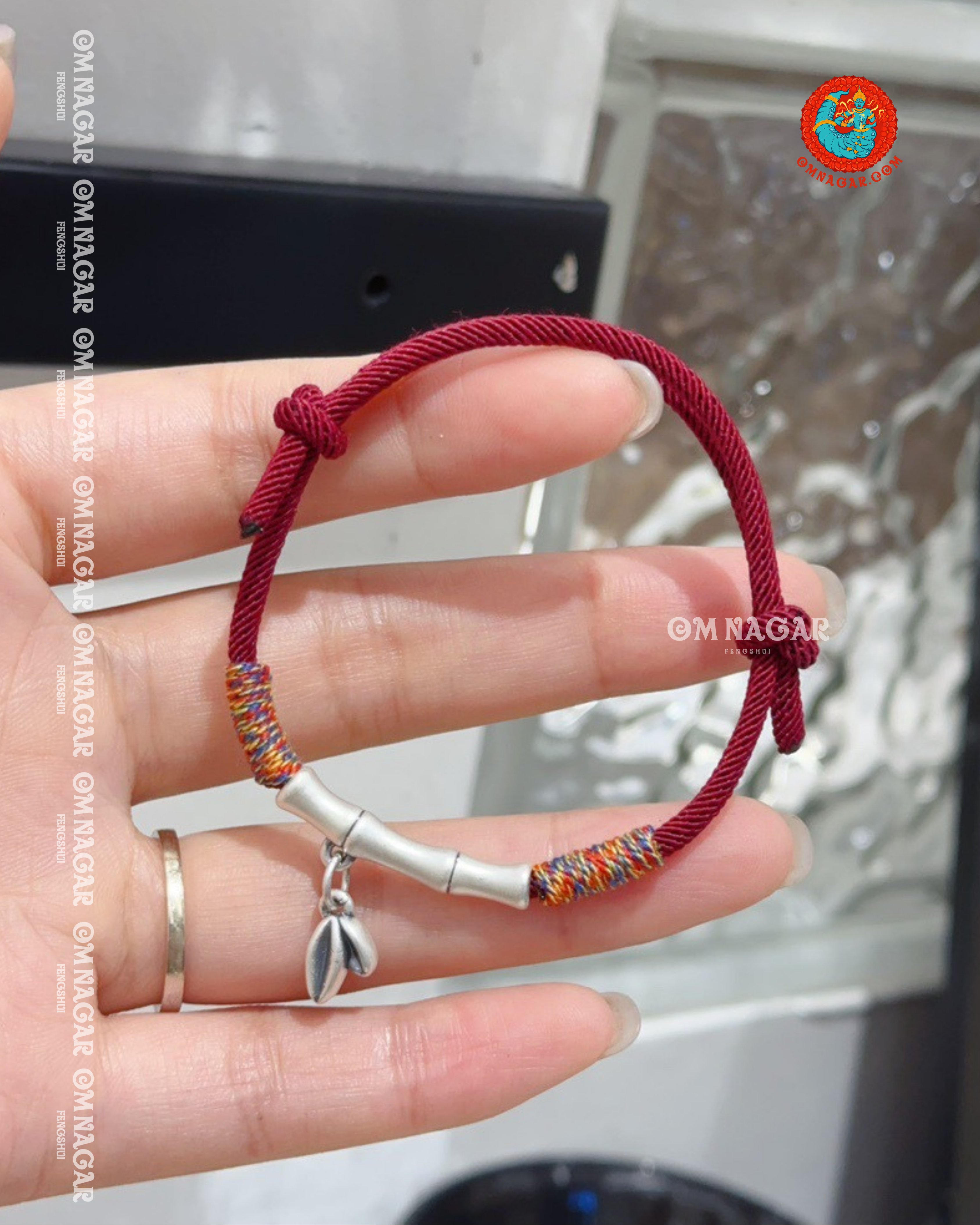 Chỉ Đỏ Thanh Trúc Bạc 999 – Sung Túc Bình An