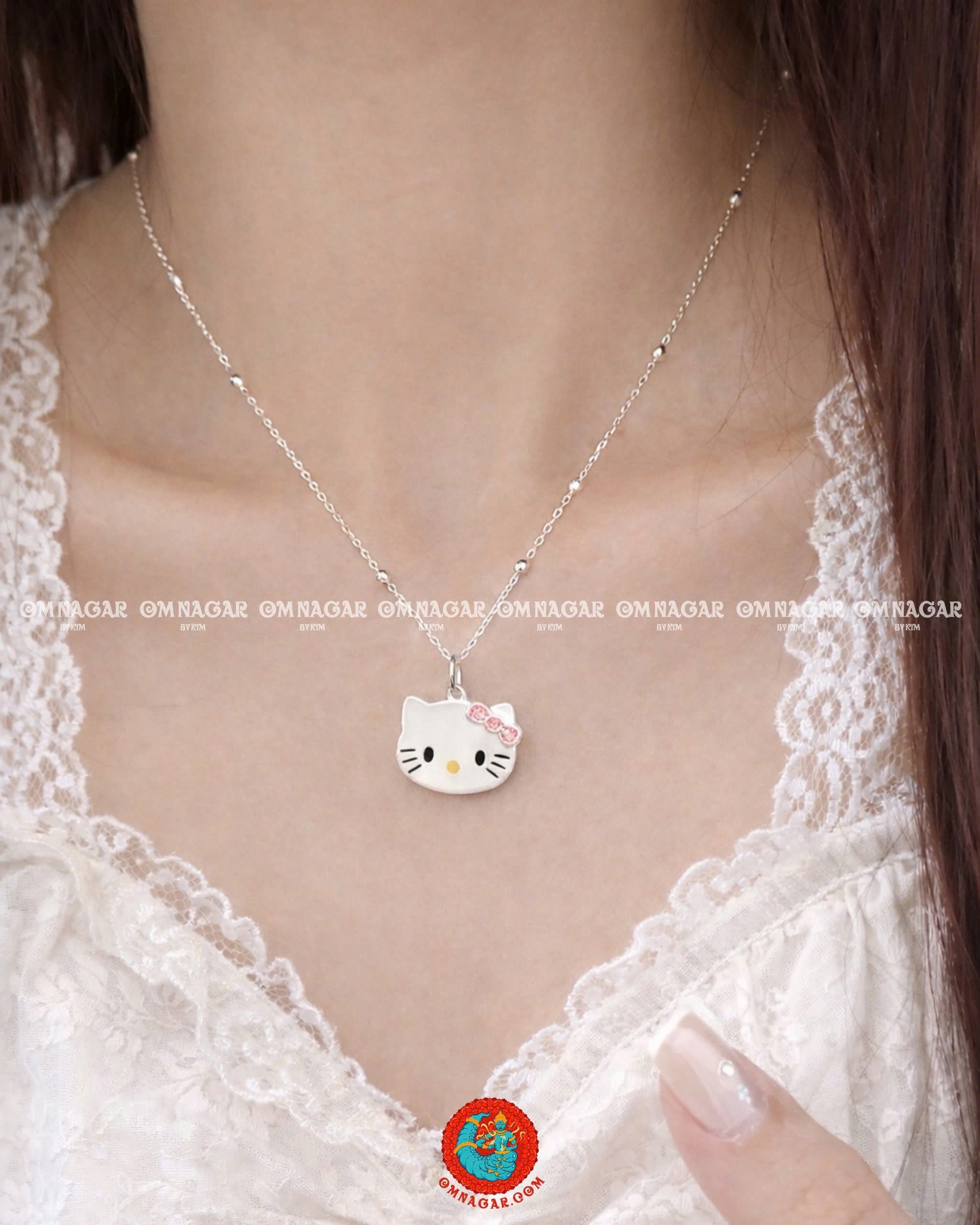 Dây chuyền Kitty - Bạc 925