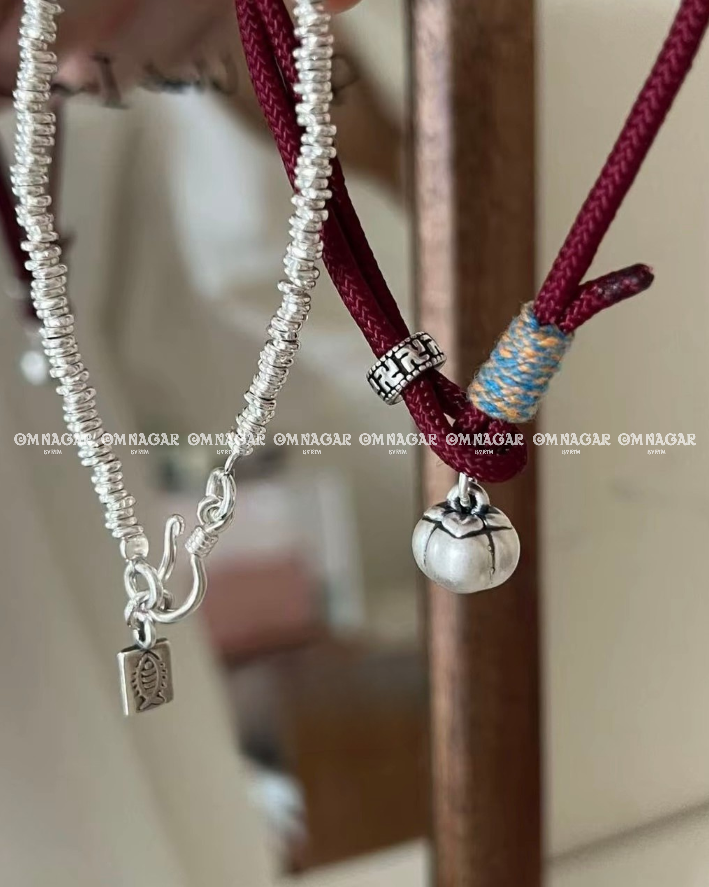 Chỉ Đỏ Phúc Thị Vạn Sự Như Ý – Bạc 999 Cao Cấp