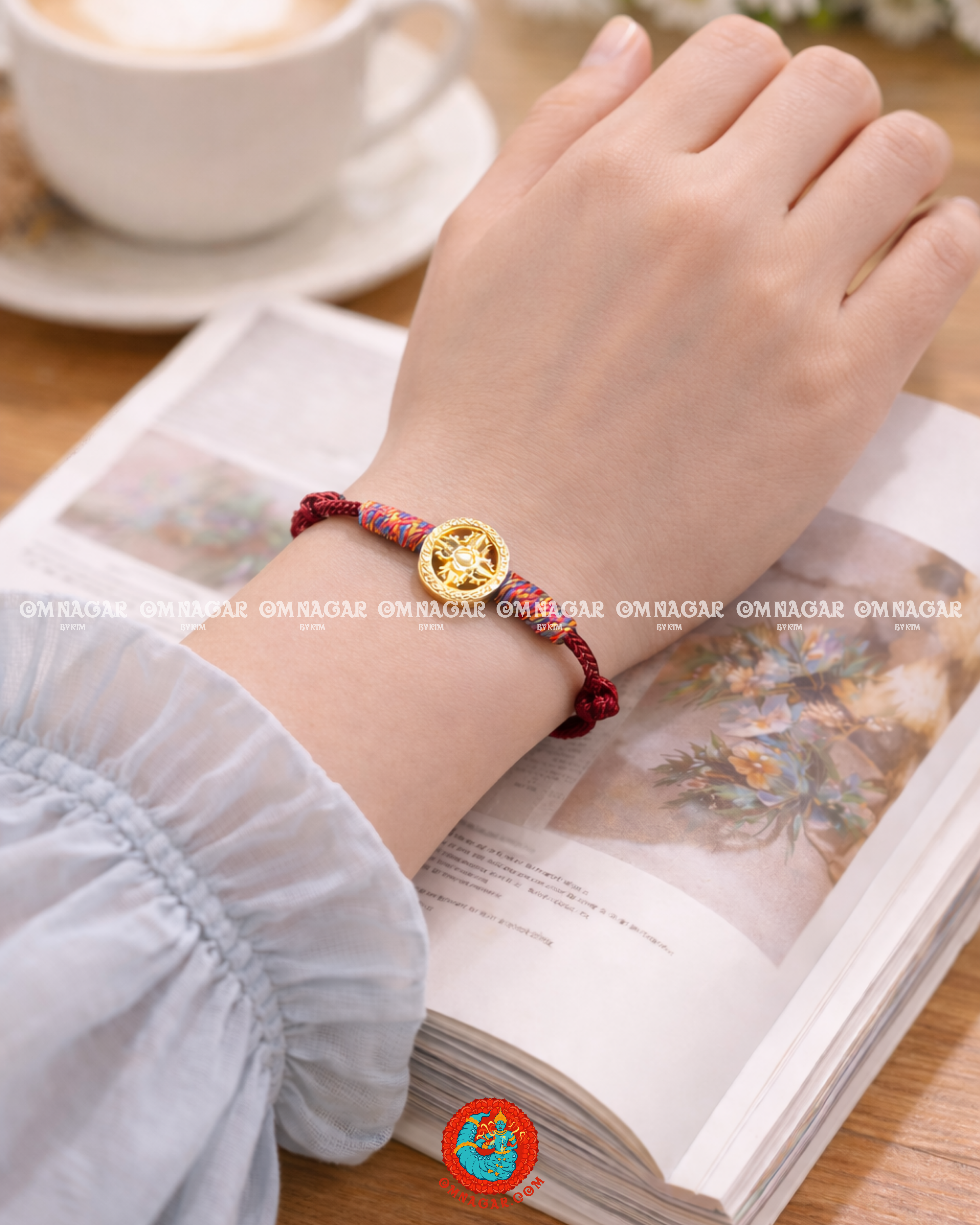 Chỉ Đỏ Pháp Luân - Bạc mạ vàng 14k (2026)