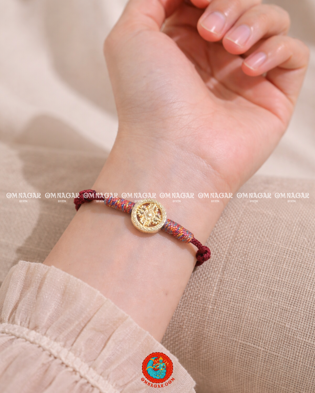 Chỉ Đỏ Pháp Luân - Bạc mạ vàng 14k (2026)