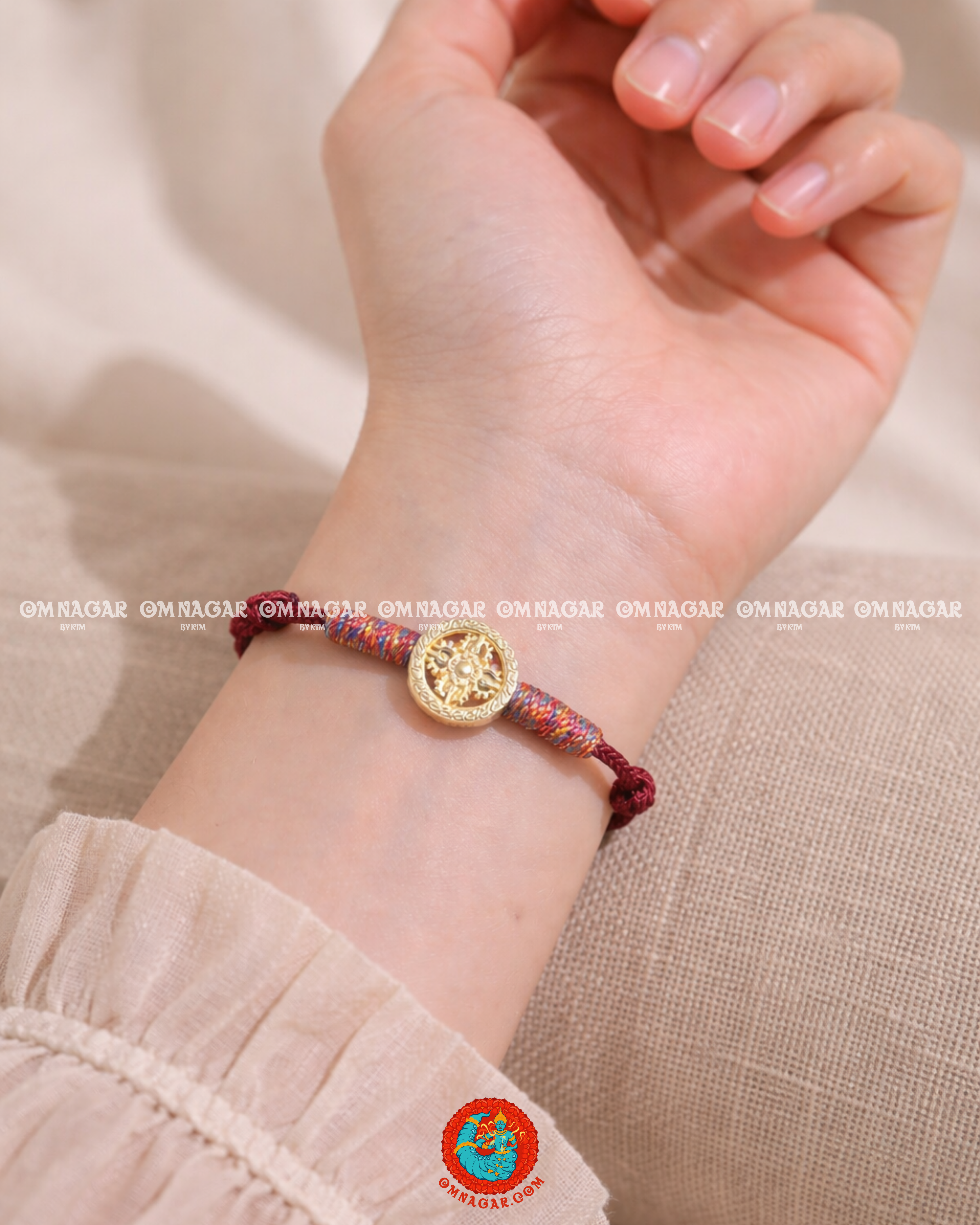 Chỉ Đỏ Pháp Luân - Bạc mạ vàng 14k (2026)