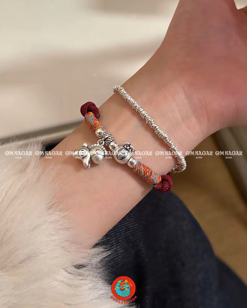 Chỉ Đỏ Ngũ Sắc Tiểu Mã Chiêu Phúc - Bạc 999 (2026)