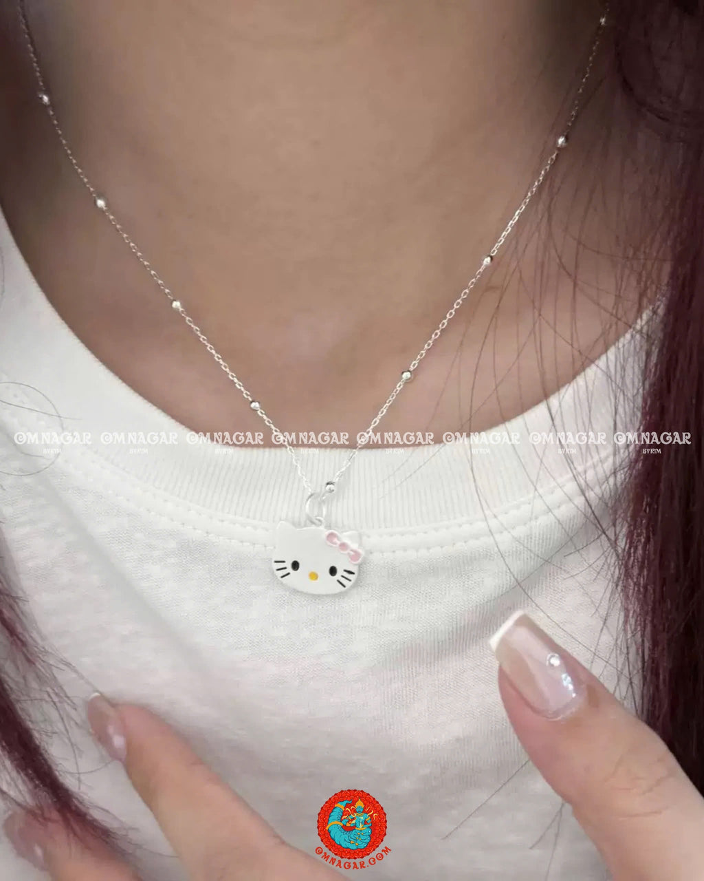 Dây chuyền Kitty - Bạc 925