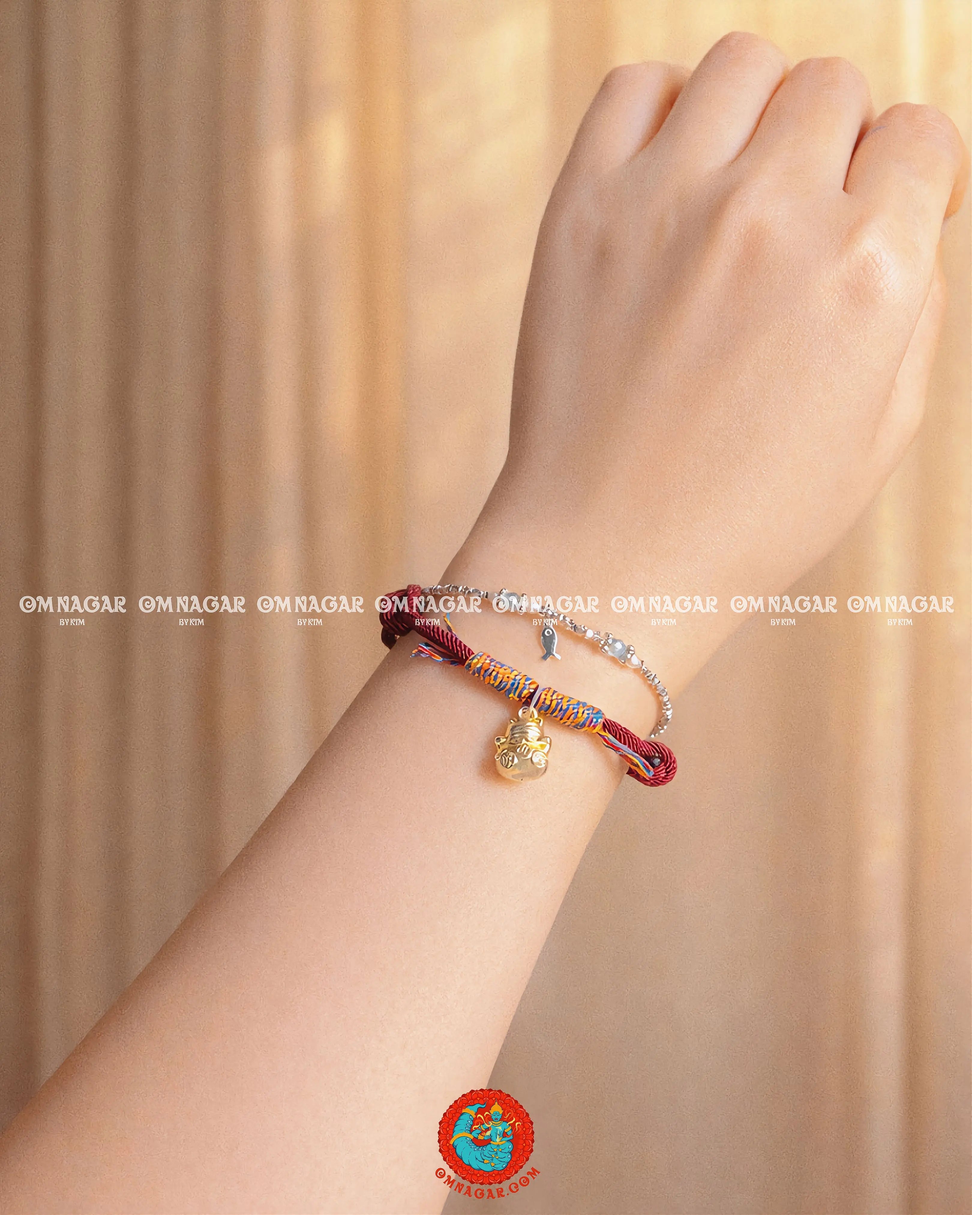 Chỉ Đỏ Mèo Chiêu Tài Tiến Bảo - Bạc 999 (2026)