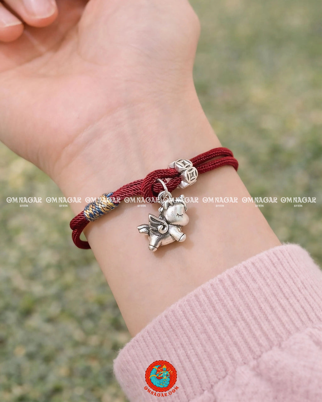 Chỉ Đỏ Kỳ Lân Thiên Mã - Bạc 999 (2026)